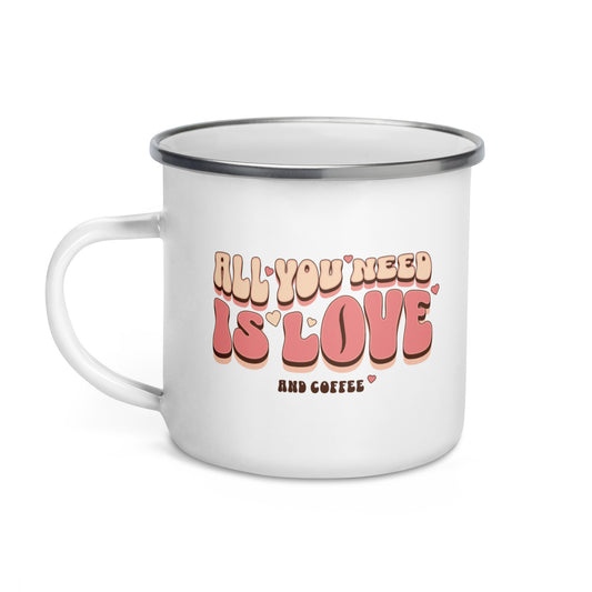 All You Need is Love Enamel Mug