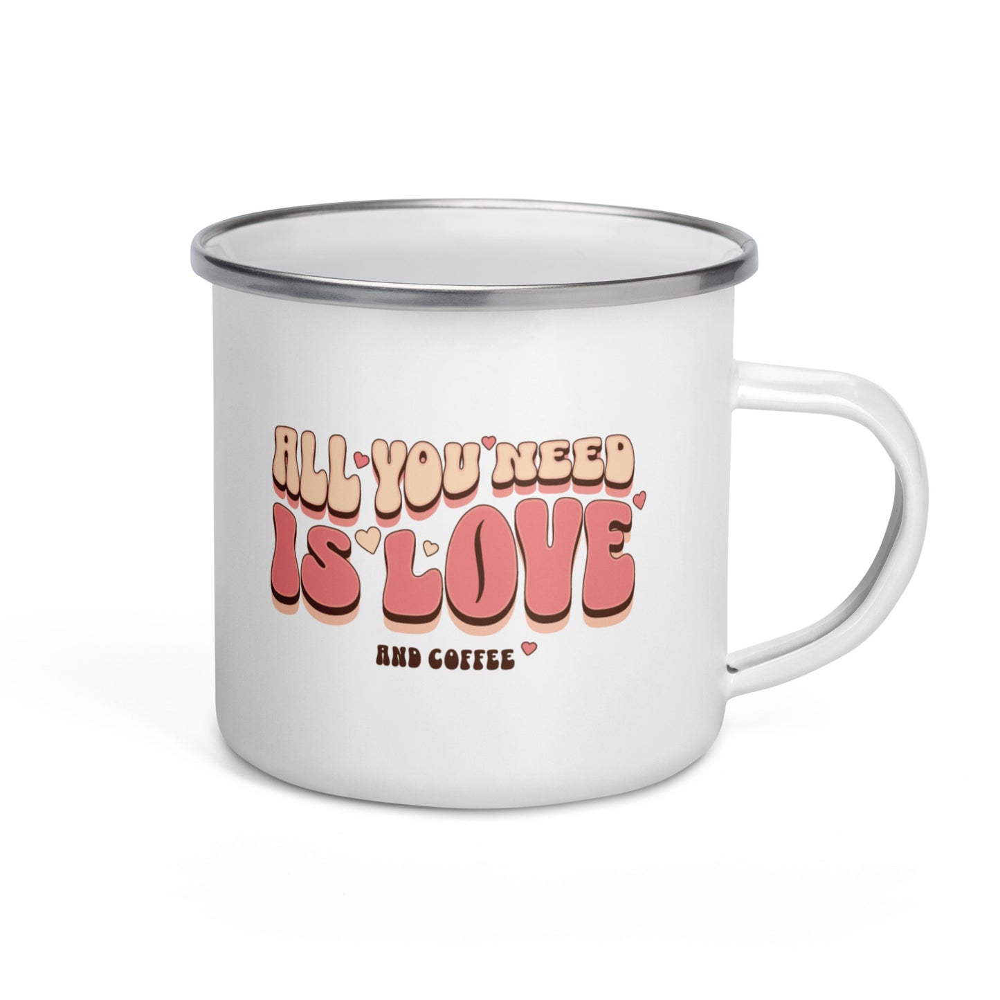 All You Need is Love Enamel Mug