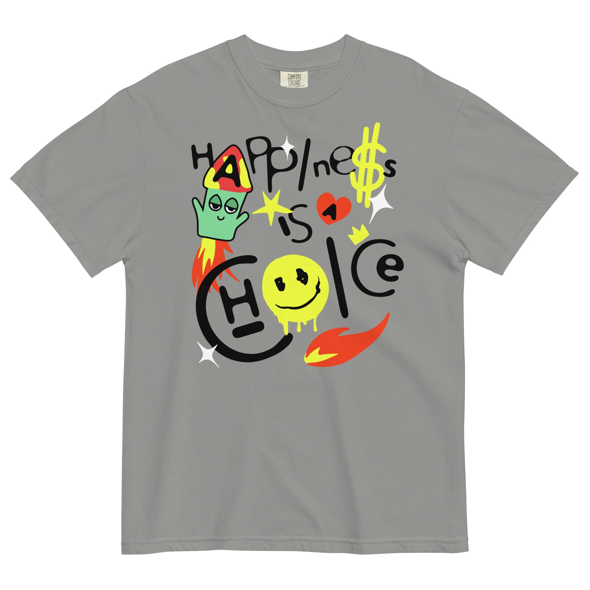  Always Choose Happiness Graphic Tshirt for Influencer, Men &  Women - Baby Blue T-Shirt, Small : Clothing, Shoes & Jewelry