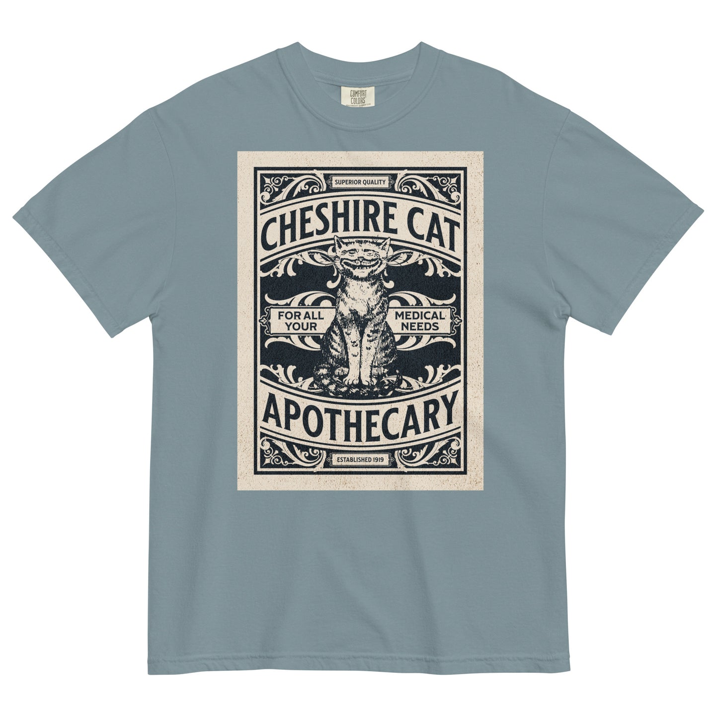 Cheshire Cat Apothecary Tee